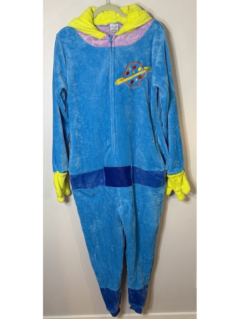 Disney Pixar Toy Story Alien Union Suit Costume LGM Small EUC Fleece Multicolor